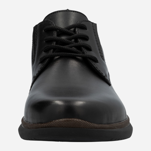 Buty derby męskie skórzane RIEKER 10419-00 42 (8UK) 28 cm Czarne (4061811220748) - obraz 6
