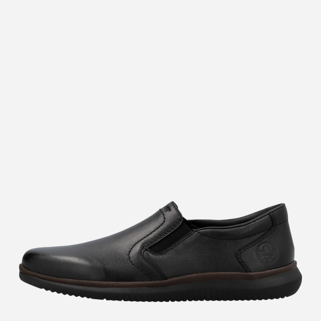 Buty wsuwane męskie skórzane RIEKER 10450-00 42 (8UK) 28 cm Czarne (4061811220830) - obraz 4