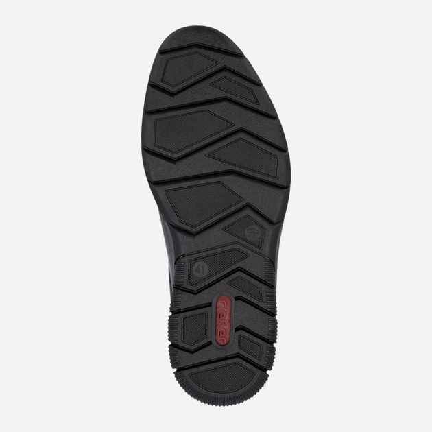Buty derby męskie skórzane RIEKER 14419-00 46 (11UK) 30.3 cm Czarne (4061811215294) - obraz 10