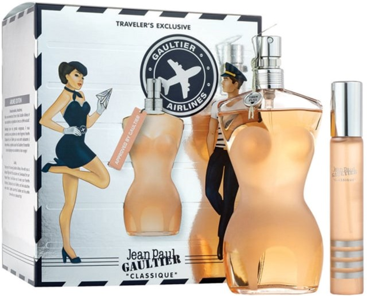 Zestaw damski Jean Paul Gaultier Classique Woda toaletowa 100 ml + 20 ml (8435415033558) - obraz 1