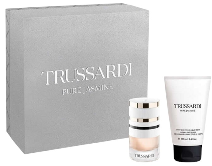 Набір для жінок Trussardi Pure Jasmine Парфумована вода 60 мл + Лосьйон для тіла 100 мл (8059036000180) - зображення 1