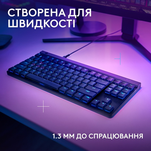 Клавіатура Logitech g515 tkl Gaming - Black - us int'l (l920-012872) - зображення 2