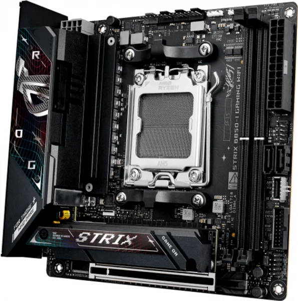 Материнська плата Asus rog Strix b850-i Gaming wifi (90mb1k30-m0eay0) - зображення 3