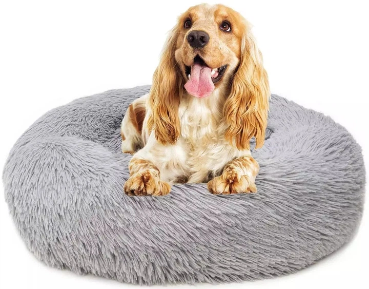 Лежак Unizoo для собак і котів плюшевий теплий M 60 см (5903857570342) - зображення 6