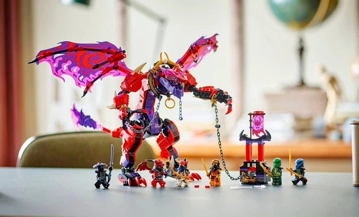 Конструктор LEGO NINJAGO Дракон Хаоса Громозуб 668 деталей (71832