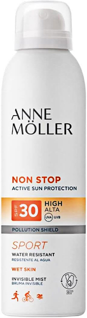 Spray przeciwsłoneczny Anne Moller Non Stop SPF 30 150 ml (8059107002104) - obraz 1