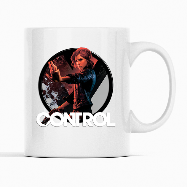 Белая кружка (чашка) с оригинальным принтом для играманов по мотивам иры "Control" К001791 - Фото 1 Белая кружка (чашка) с оригинальным принтом для играманов по мотивам иры "Control" К001791 - изображение 1