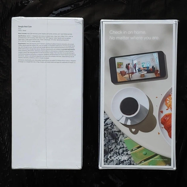 Камера ІР Google Nest Cam Indoor Wired 2nd Generation (белая