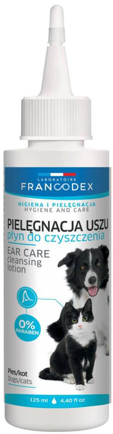 Płyn do mycia uszu psów i kotów Francodex 125 ml (3283021791349) - obraz 1