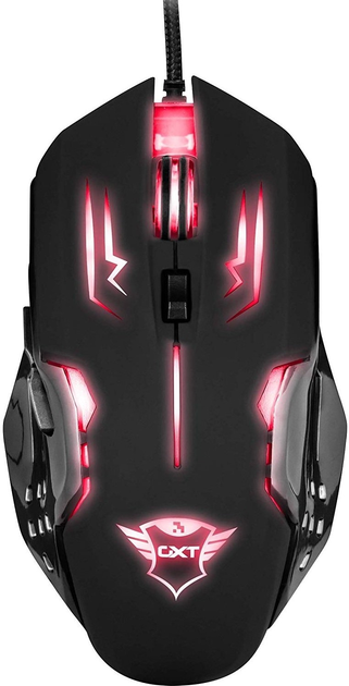 Mysz Trust GXT 108 Rava USB czarna (TR22090) - obraz 1