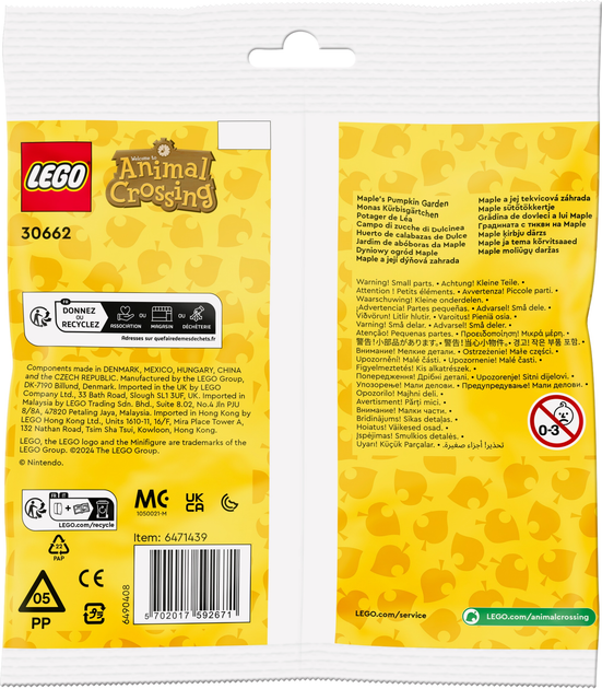 Конструктор LEGO Animal Crossing: Гарбузовий сад Мапл 29 елементів (30662) - зображення 5