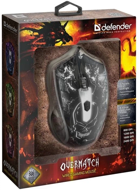 Миша Defender Overmatch GM-069 USB Black (52069) - зображення 4