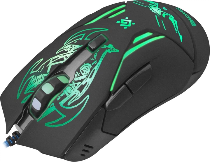 Mysz gamingowa przewodowa DEFENDER Bionic GM-250L USB Czarna (52250) - obraz 7