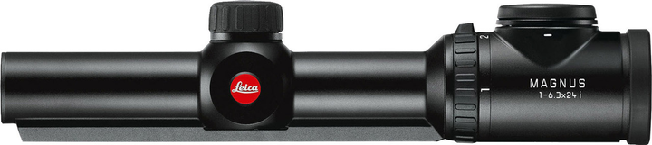 приціл оптичний Leica Magnus 1-6,3x24 із шиною та прицільною сіткою L-4a з підсвіткою - зображення 1