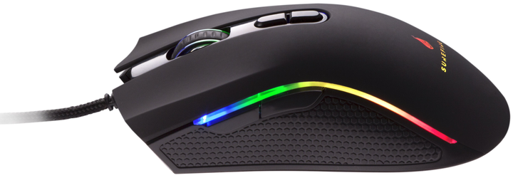 Mysz SureFire Hawk Claw 7 Button RGB USB Black (23942488156) - obraz 3