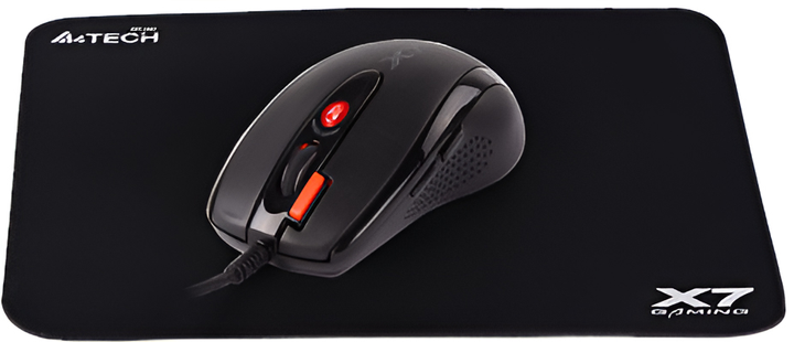 Zestaw A4Tech X-7120: Mysz X-710BK + podkładka pod mysz X7-200MP (4711421932172) - obraz 6