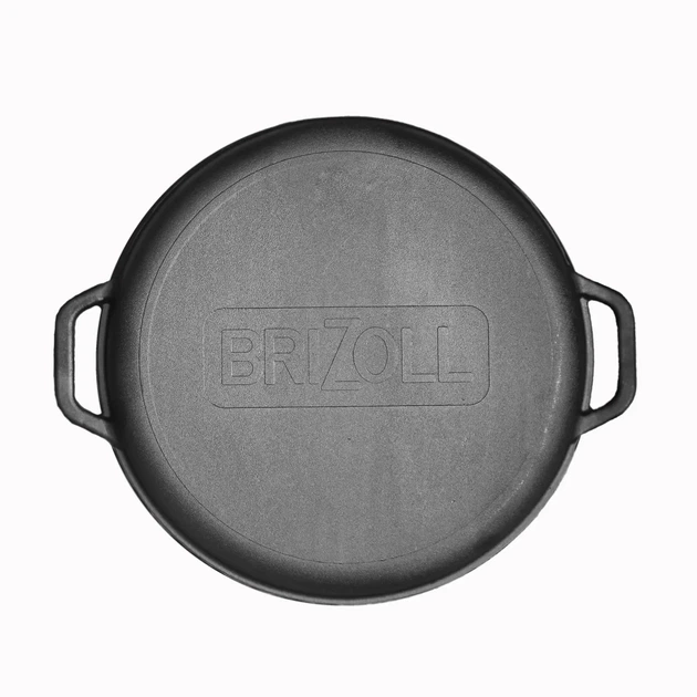 Казан азійський Brizoll KA10-2 чавунний на10 л з кришкою-сковорідкою Чорний (120-89-KA10-2) - Фото 2 Казан азійський Brizoll KA10-2 чавунний на10 л з кришкою-сковорідкою Чорний (120-89-KA10-2) - зображення 2