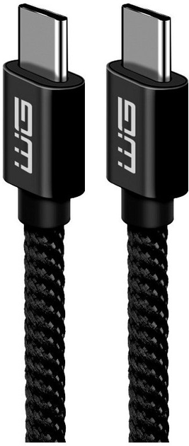 Kabel Winner Group USB Type-C - USB Type-C 2 m Black (8591194092350) - obraz 1