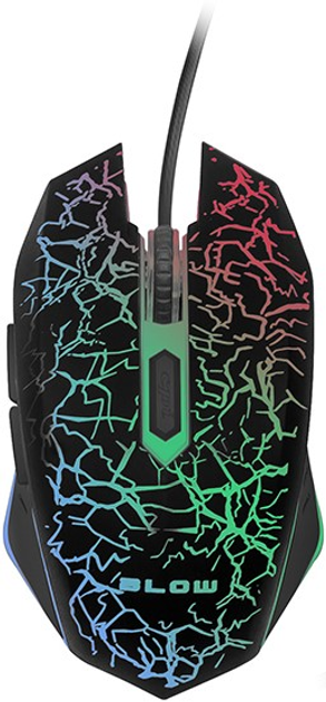 Mysz Blow Adrenaline Hurricane USB Czarna (84-051#) - obraz 1