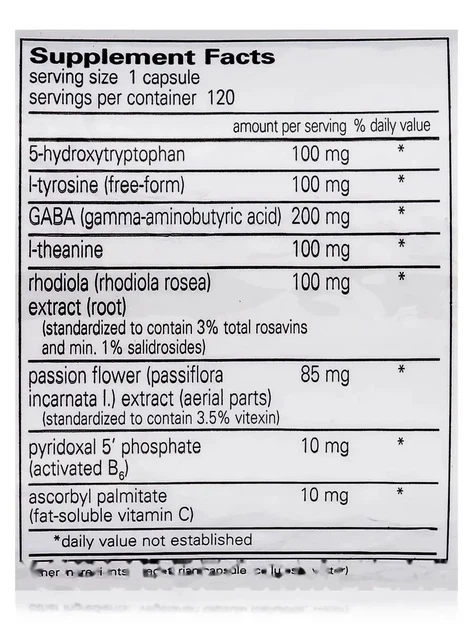 Вітаміни для емоційного здоров'я Pure Encapsulations (Emotional Wellness) 120 капсул - зображення 4