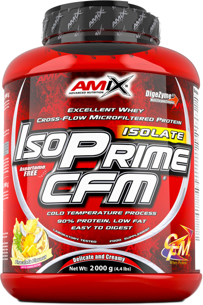 Protein AMIX IsoPrime CFM 2000 g Chocolate (8594159531109)   - obraz 1