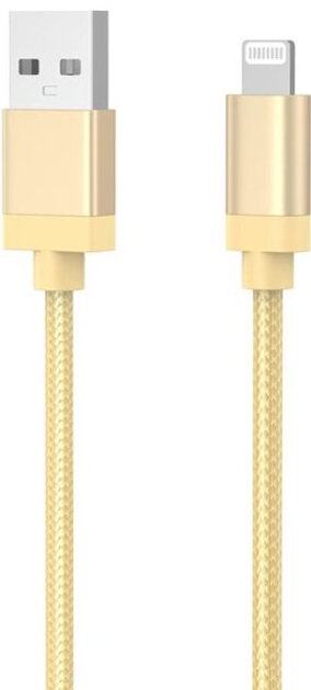 Кабель Winner Group USB Type-A - Lighting 1 м Gold (8591194076817) - зображення 1