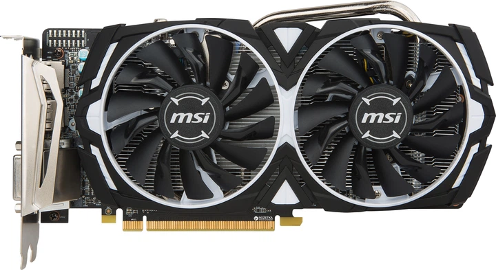 Видеокарта MSI PCI-Ex Radeon RX 470 ARMOR 8G OC GDDR5 (256bit