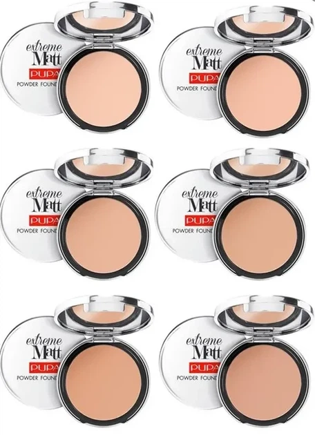 Пудра Pupa Extreme Matt 10 Porcelain 11 Г Розово Бежевый - изображение 5