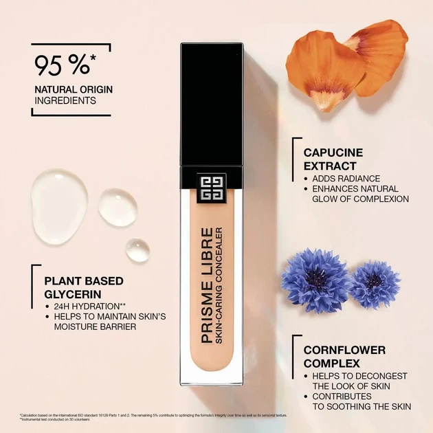 Консилер Для Лица Givenchy Prisme Libre Skin Caring Concealer N270 11 Мл Light To Medium With Intense Neutral - Фото 6 Консилер Для Лица Givenchy Prisme Libre Skin Caring Concealer N270 11 Мл Light To Medium With Intense Neutral - изображение 6