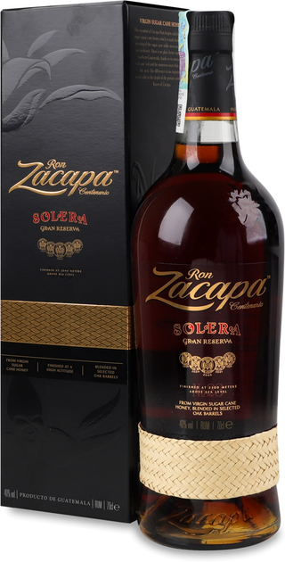 Ром Zacapa Cent Solera Gran Reserva 0.7 л 40% в подарочной упаковке (7406341000052) - изображение 1