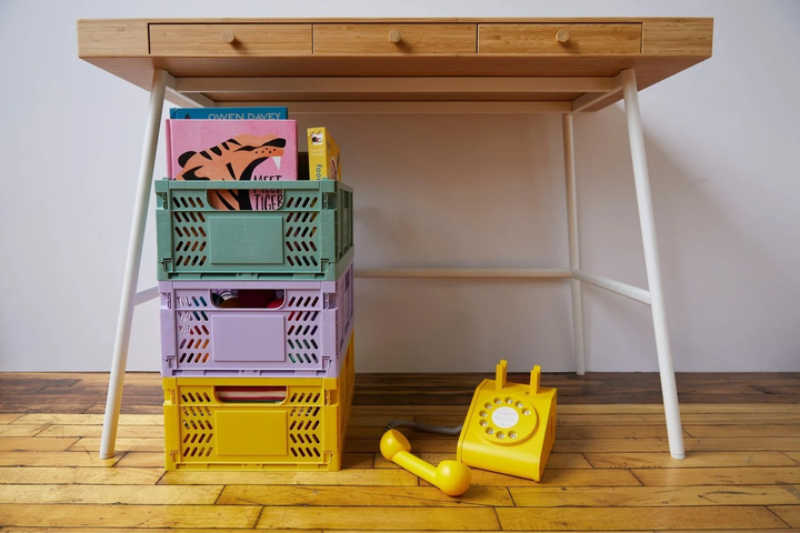 Ящик для зберігання 3 Sprouts Modern Large Yellow (0812895001754) - зображення 3