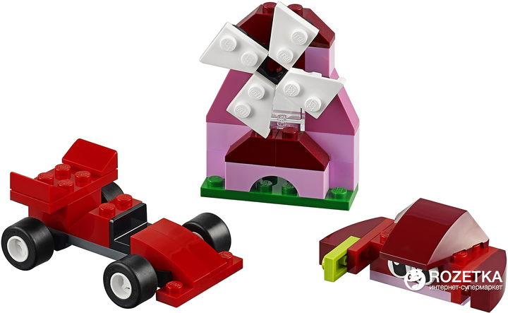 Конструктор LEGO Classic Красный набор для творчества 55 деталей (10707 ...