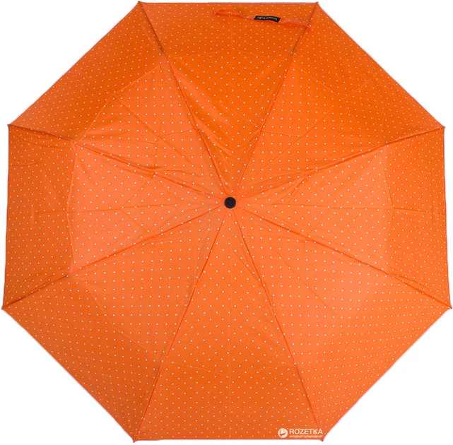 Зонт складной Happy Rain U42271-2 полуавтомат Оранжево-белый – в ...