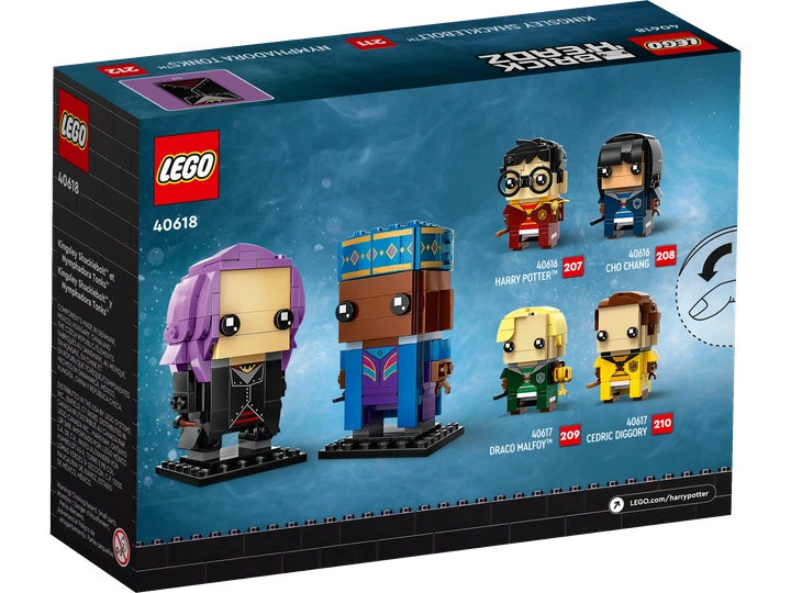 Конструктор LEGO BrickHeadz - Kingsley Shacklebolt & Nymphadora Tonks 283 деталі (40618) - зображення 4