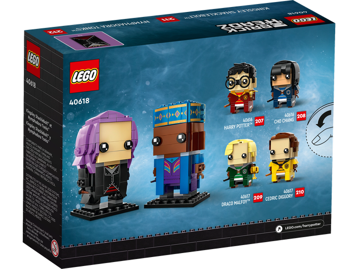 Zestaw klocków LEGO BrickHeadz Kingsley Shacklebolt i Nimfadora Tonks 250 elementów (40618) - obraz 4