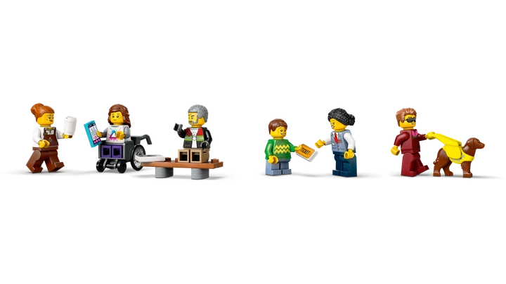 Конструктор LEGO City Городской трамвай со станцией 811 деталей (60423) - изображение 3