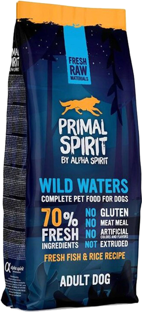 Karma sucha dla psów Primal Spirit Wild Waters rzba z kurczakiem 12 kg (8436586310820) - obraz 1