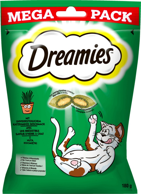 Przysmak dla kotów Dreamies Mega Pack 180 g (5998749143704) - obraz 1