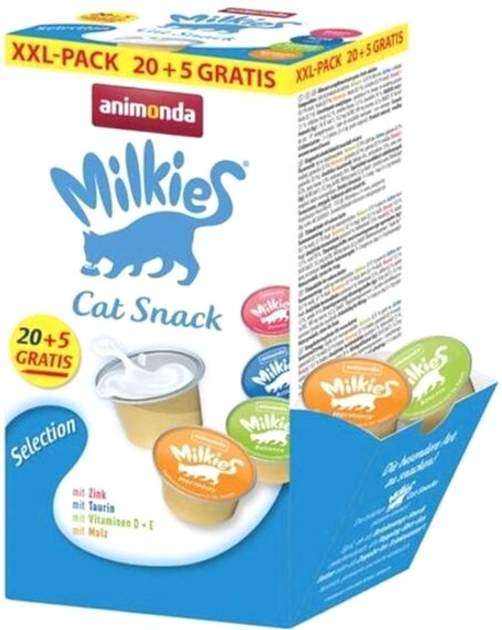 Przysmak dla kotów Animonda Milkies Selection Mix 25 szt x 15 g (4017721834599) - obraz 1