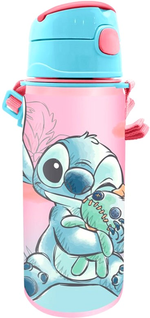 Butelka na wodę Kids Euroswan Disney Stitch 600 ml (8435507885294) - obraz 1