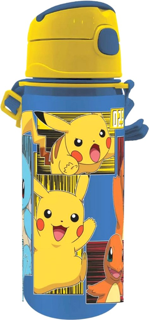 Butelka na wodę Kids Euroswan Disney Pokemon 600 ml (8435507884129) - obraz 1