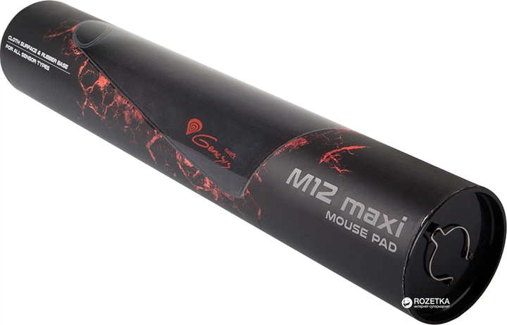 Ігрова поверхня Natec Genesis M12 XL Black (NPG-0660) - зображення 3