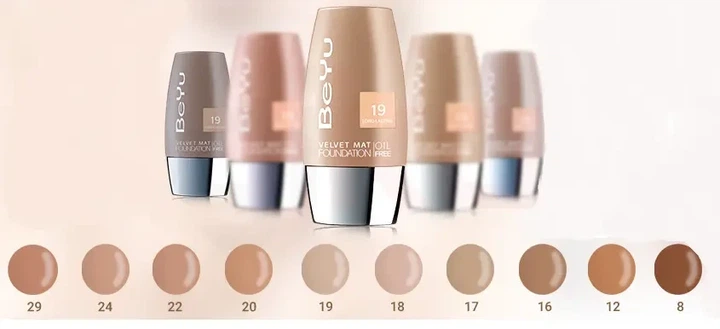 Тональний Крем Для Обличчя Beyu Velvet Mat Foundation 29 30 мл Світлий Хакі - Фото 6 Тональний Крем Для Обличчя Beyu Velvet Mat Foundation 29 30 мл Світлий Хакі - зображення 6