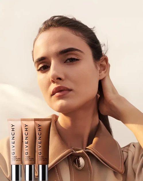 Тональная основа для лица Givenchy Teint Couture City Balm SPF25 N104, 10 мл - тестер - изображение 4