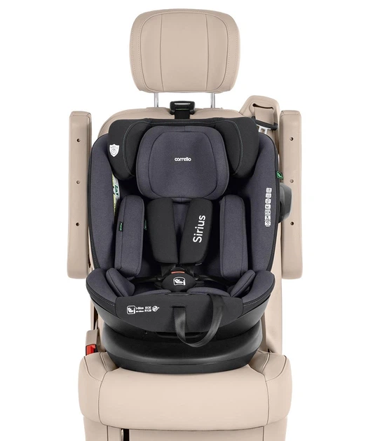 Автокресло CARRELLO Sirius CRL-8808 Harbor Grey с поворотом - изображение 6