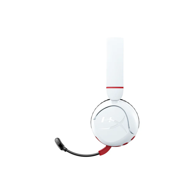 Гарнітура HyperX ігрова Cloud Mini, mini-jack/BT, 1.2м, білий-червоний (7G8F2AA) - изображение 3