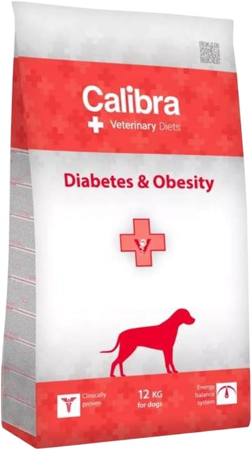 Sucha karma dla psa Calibra Veterinary Diets Diabetes 12 kg (8594062089261) - obraz 1