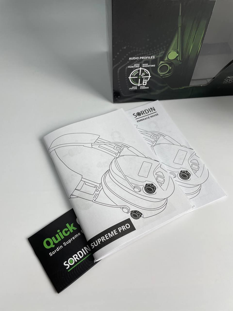 Активні навушники Sordin "Supreme Pro-X Slim", Green - зображення 2