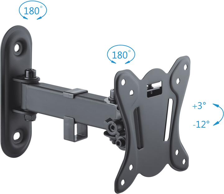 Uchwyt ścienny PureLink PM-FM11-100 PureMounts TV Halterung Black (4251364706190) - obraz 3