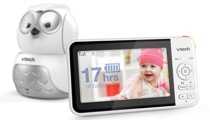 Відеоняня Vtech BM-5550 Сова Біла (4897027123692) - зображення 4
